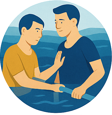 Terapeuta adulto con lesión articular o muscular