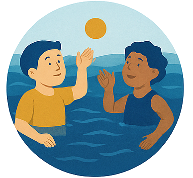 Niños jugando a la pelota para mejorar su desarrollo motor y psicomotricidad